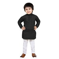 Boys Regular Fit Kurta Pajama Set