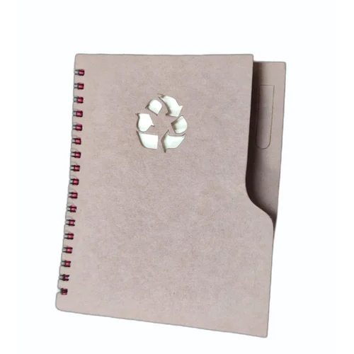 Eco-Friendly Paper Cover Diary - Binding: Spiral Binding