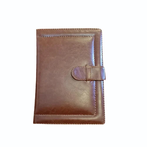 Pu Leather Diary - Color: Brown