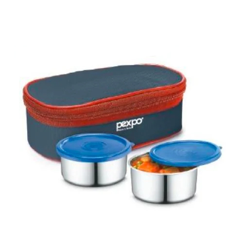 Stainless Steel Lunch Box - Color: Silver