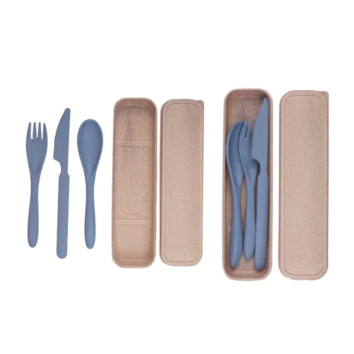 Wheat Fibre Cutlery - Color: Blue