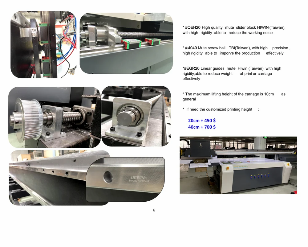 Uv Flatbed Printer - Metal, 1600 Kg | Automatic Operation, High Resolution 0.01 Mm Accuracy, Anti-static Device, Thk Mute Double Guide Rail, Frequency Speed Control, 10 Sqm/h Speed, Uv Led Lamp With Water Cooling