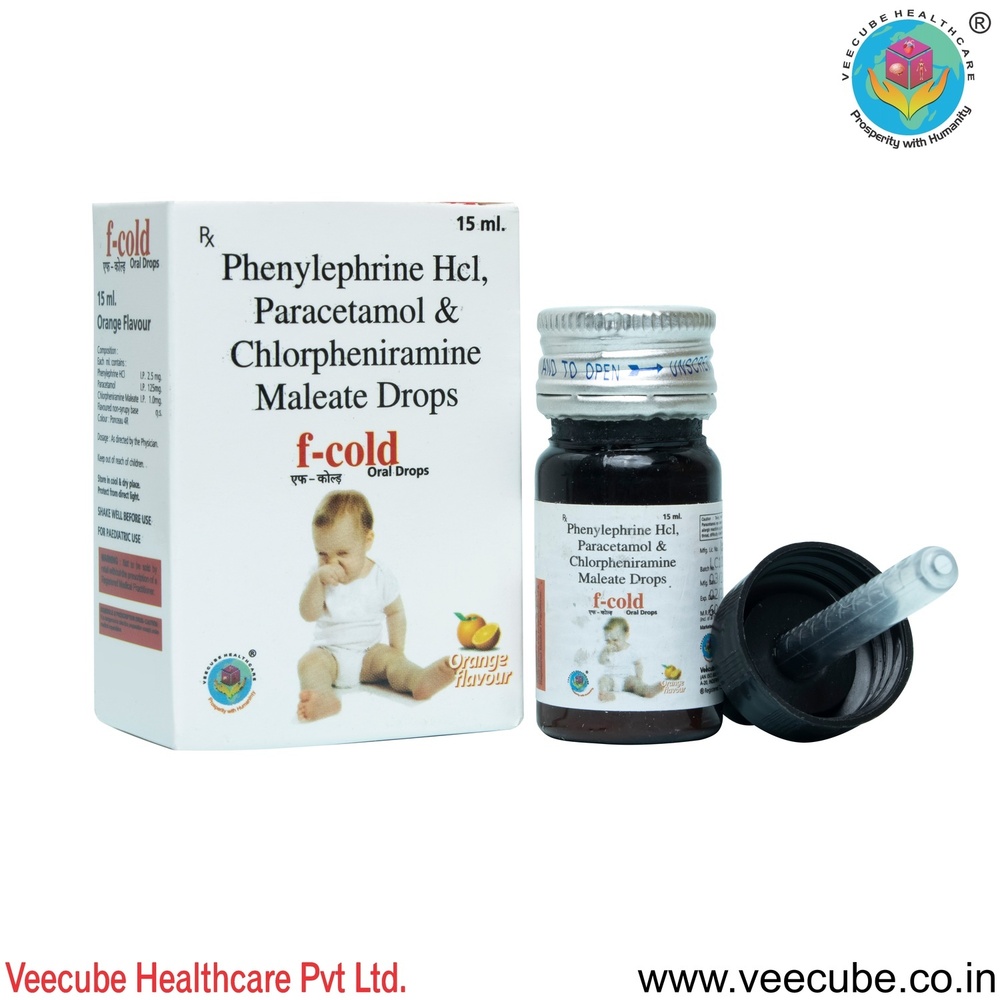 Paracetamol 125 mg  Phenylephrine HCL 2.5 mg   CPM 1mg with Dropper