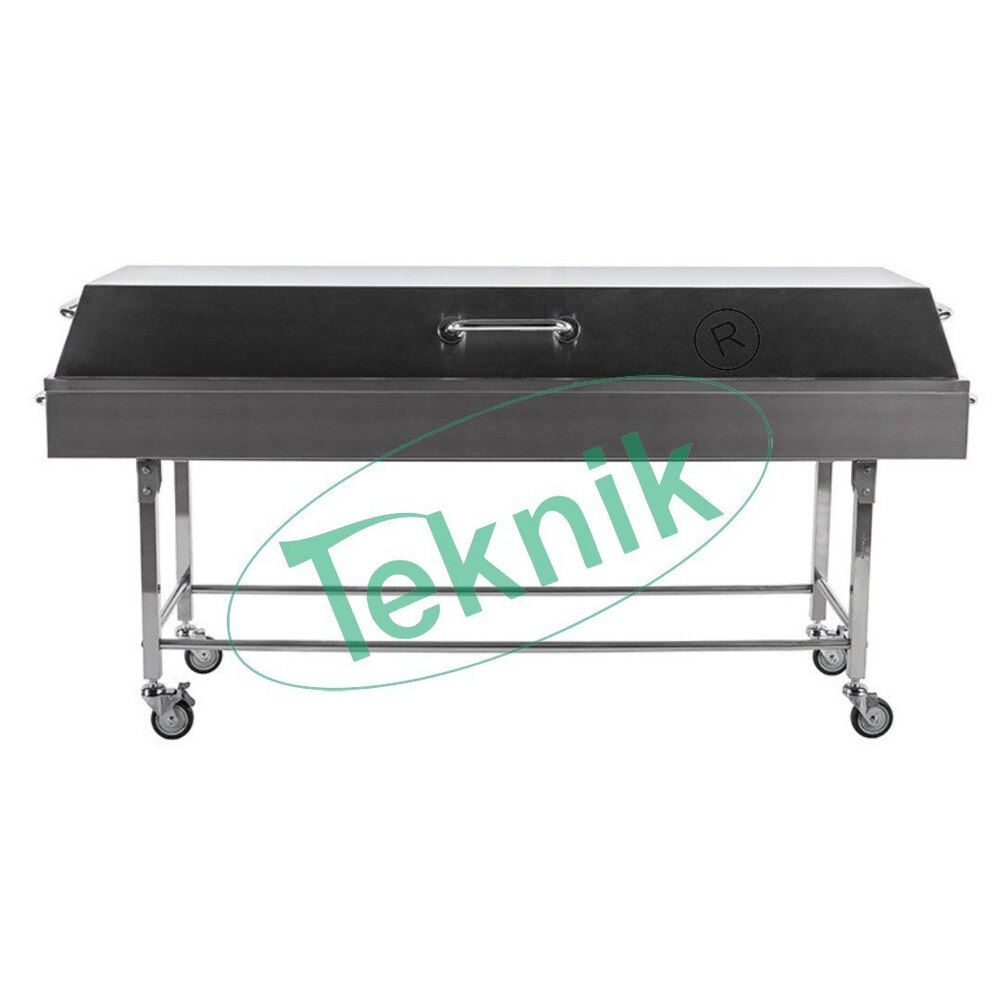 Mortuary Dead Body Transport Trolley With Cover