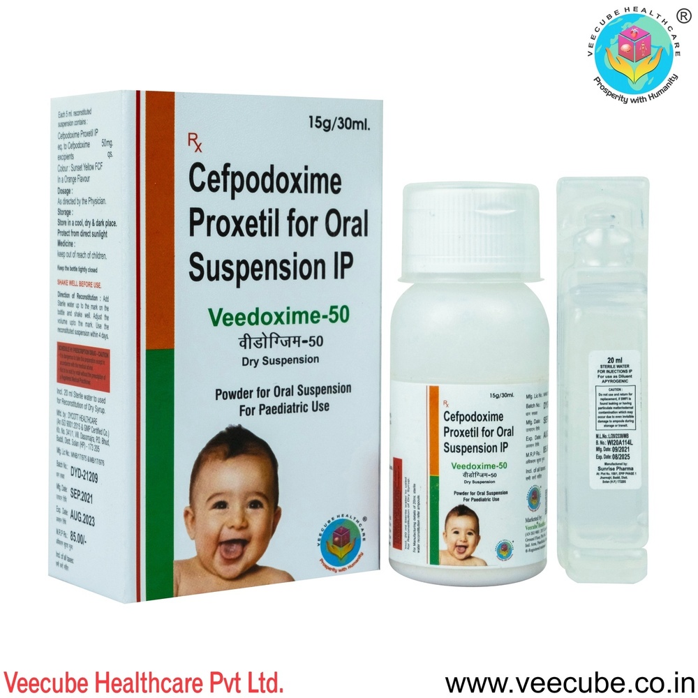 Cefpodoxime 50mg with Water