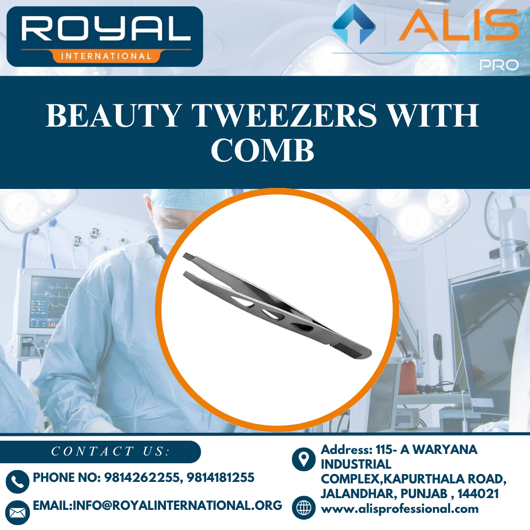 Beauty Tweezers With Comb