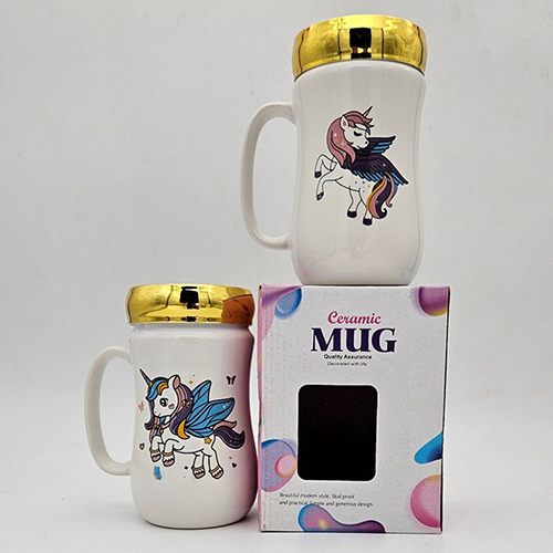 Single Barni Unicorn Mug - Color: White