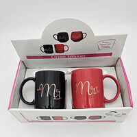 Mr And Mrs Ceramic Mug - Color: Different Available