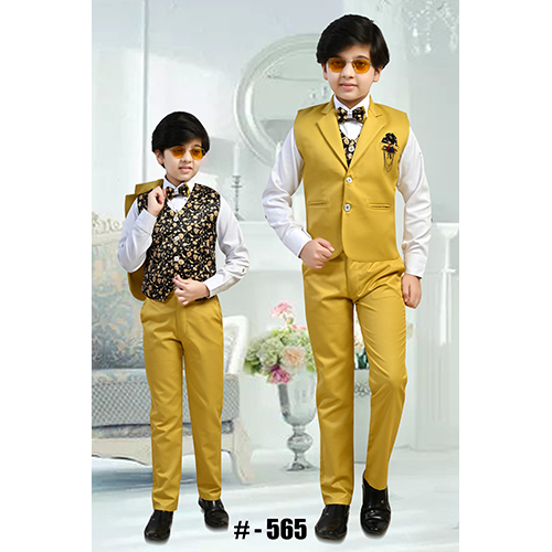 Modern Full Sleeve 565 Pant Coat Set - Boys & Girls, Stylish Design, Versatile Wear