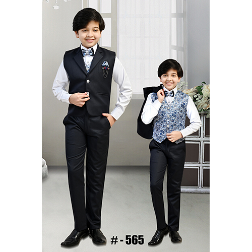 Modern Full Sleeve 565 Pant Coat Set - Boys & Girls, Stylish Design, Versatile Wear