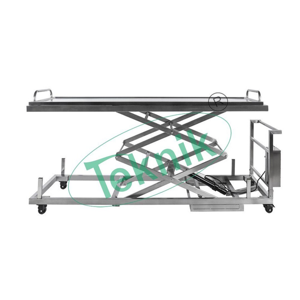 Electric Two Scissors Mortuary Body Lift - Use: Medical