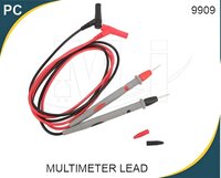 Multimeter Test Lead - Pvc Insulation, Ss Conductor, Grey And Red Color, 20a Current, 1000v Voltage | Thin Tip Needle Probes For Digital Multimeter Testing