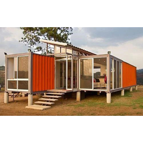 Outdoor Dormer Roof Steel Prefab Modular Farm House - Height: 8-12 Foot (Ft)