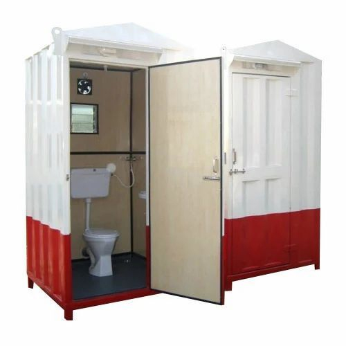 Rectangular FRP Portable Western Toilet For Outdoor