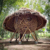 Bamboo Cottage - Color: As Per Requirement