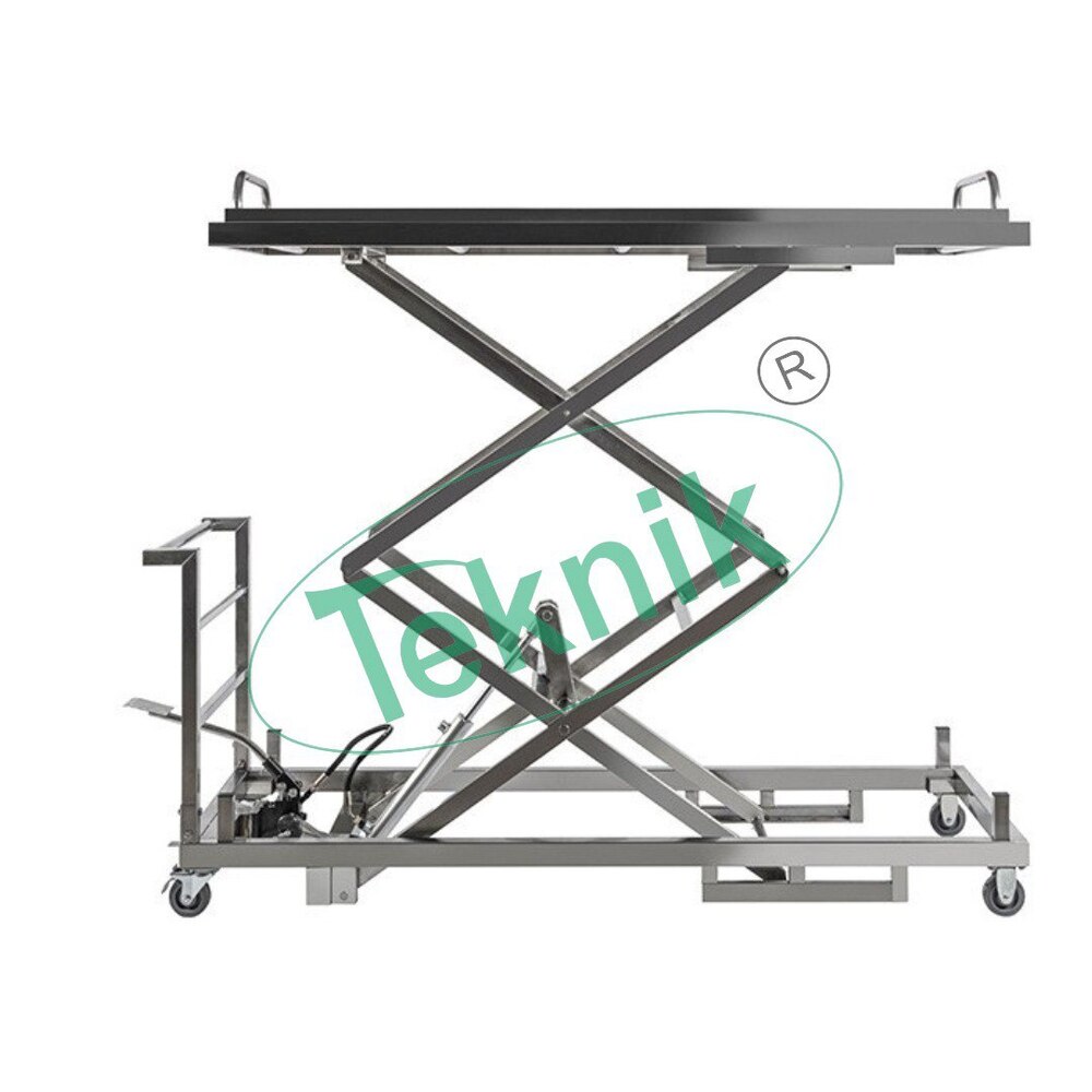 Two Scissors Manual Mortuary Lift - Use: Medical