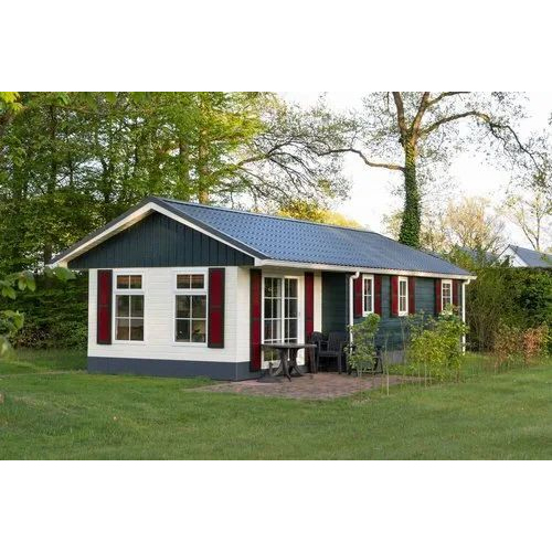 Semi Furnished Prefabricated Portable Farm House - Color: As Per Requirement