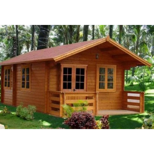 Modular Wood Portable Farm House - Color: As Per Requirement