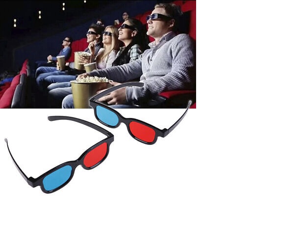 RED-BLUE 3D GLASSES