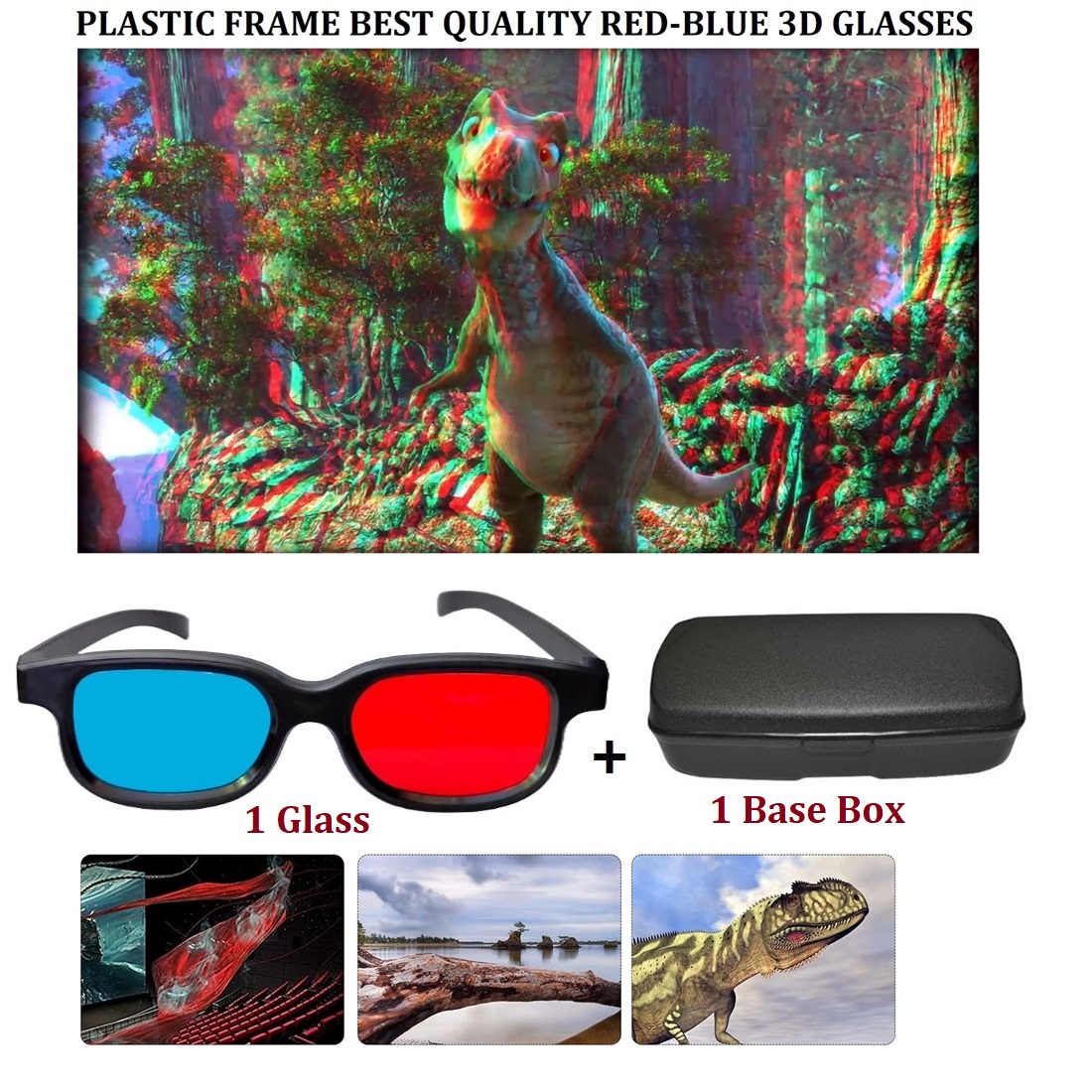 RED-BLUE 3D GLASSES