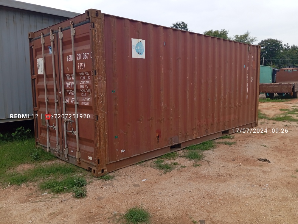 CARGO SHIPPING CONTAINER - GI Roof Material | Weather-Resistant, Secure Transport Solution, Versatile Storage Option