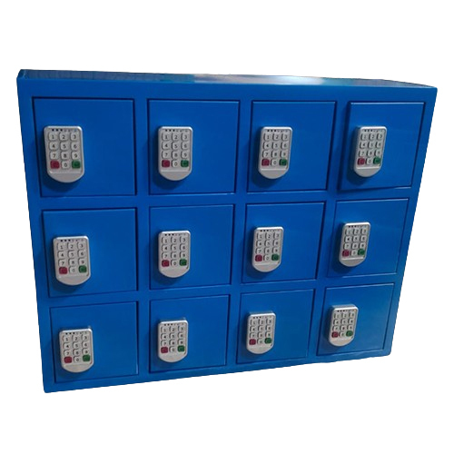 Electric Digital Mobile Locker - Color: Blue