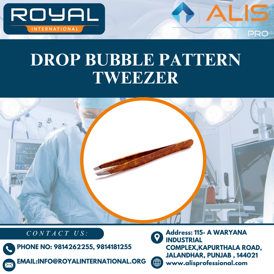 Drop Bubble Pattern Tweezer