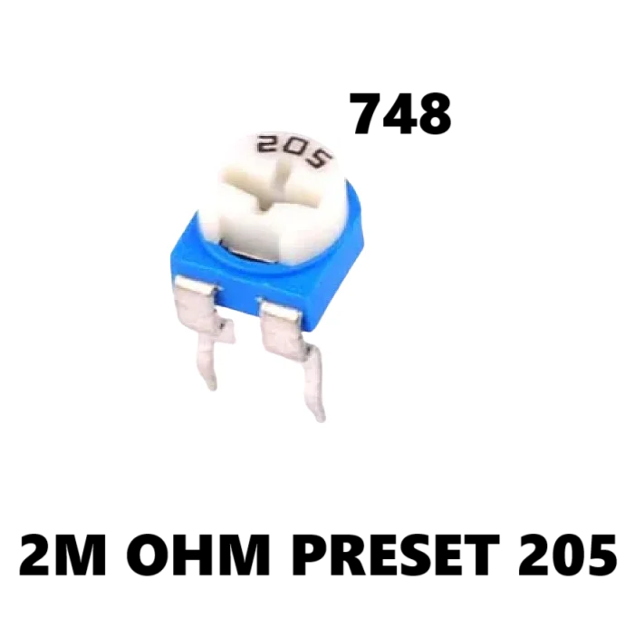 2 M OHM PRESET 205