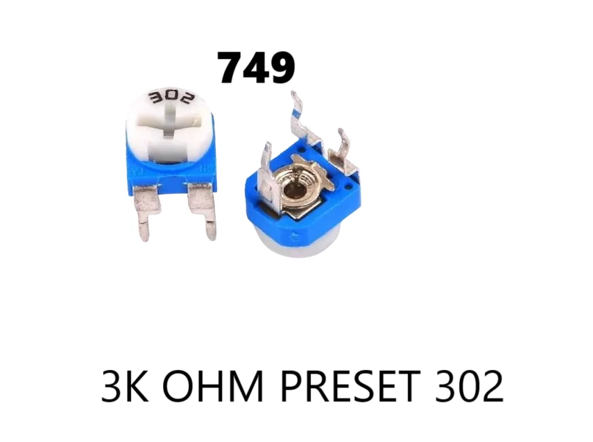 3 K OHM PRESET 302