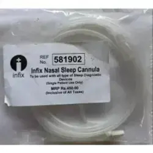 Infix Nasal Cannulas for Sleep Study