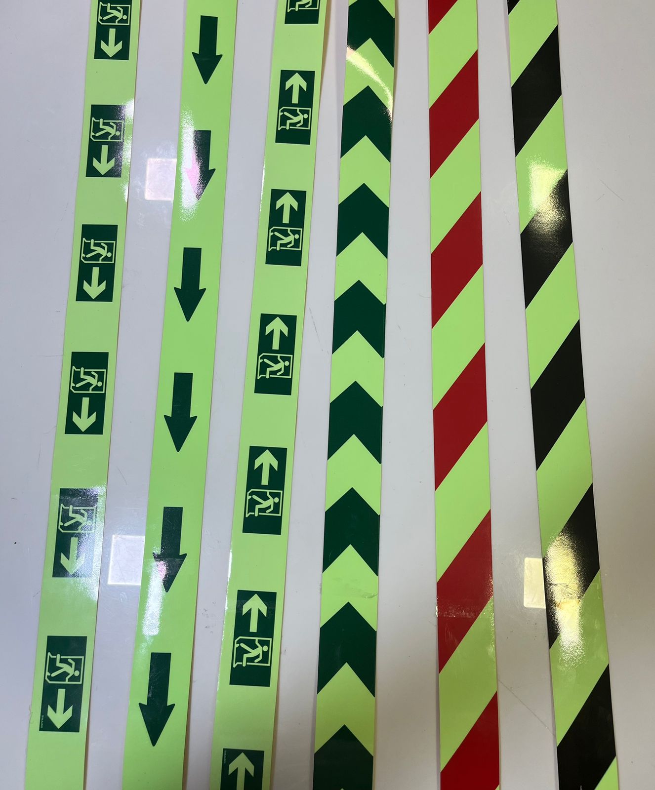 Glow Tape - Photoluminescent Pvc, 2 Inches X 5 Meters, Green | High Visibility, Strong Adhesive, Easy To Use, Durable For Pathways & Exits