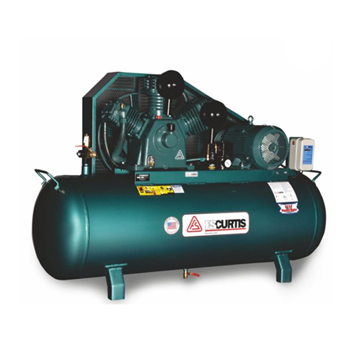 Fs Curtis Make Reciprocating Air Compressor - Color: Green
