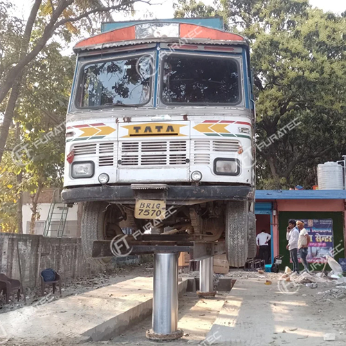 दो पोस्ट ट्रक धुलाई हाइड्रॉलिक लिफ्ट