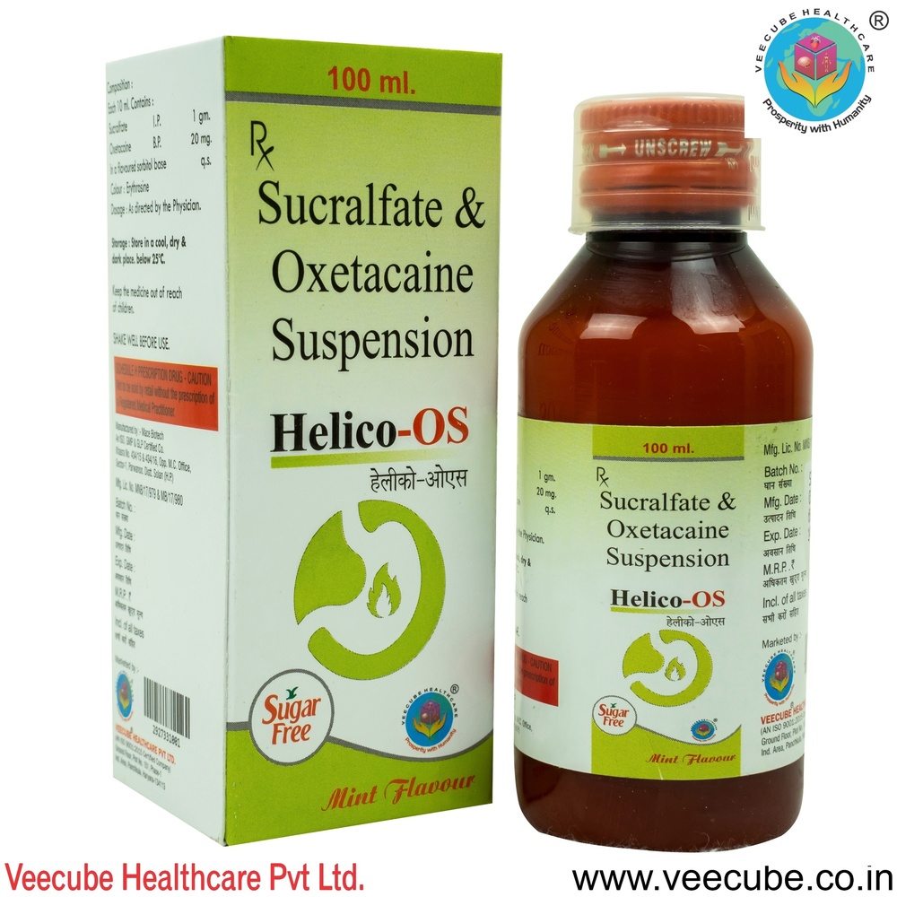 Sucralfate  1mg  Oxetacaine 20mg (Sugar Free)