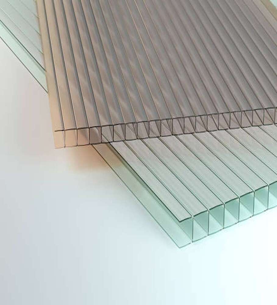 Modern Polycarbonate Sheet - Color: White And Blue