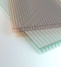 Modern Polycarbonate Sheet - Color: White And Blue