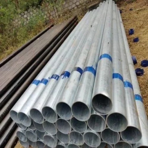 Galvanized Square Pipe - 6 Meter Length, Silver Color with Durable Surface Treatment