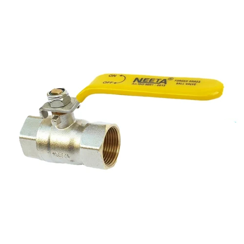 65Mm Brass Ball Valve - Color: Silver