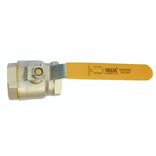 Brass Ball Valve With S.S.Handle - Color: Silver