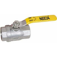 Threaded End Ball Valve - Stainless Steel, Standard Size, Polished Silver Finish, -20~180â°c Temperature Range, Easy Installation & Maintenance