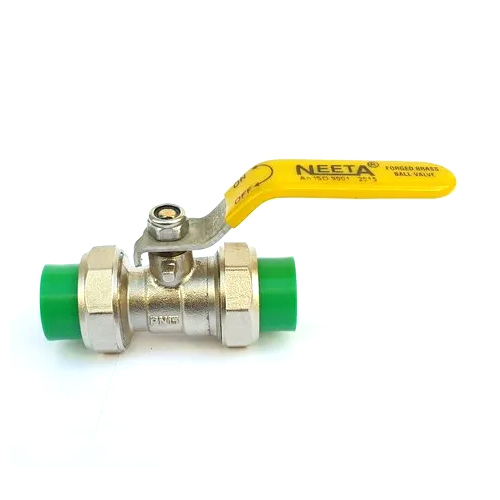 PPR double Union Brass Ball Valve