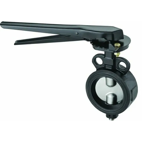 Low Temperature Cast Iron Butterfly Valve - Color: Black