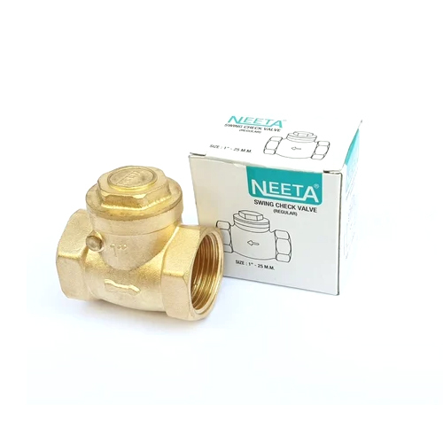 Neeta Brass Non Return Valve - Color: Golden