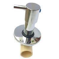 Brass Concealed Valve - 20 Mm Size, Silver Color | Manual Operation, 5 Kgf/cm2 Pressure Capacity, Water Compatible For Industrial Use