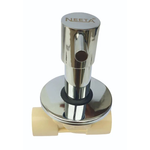 Brass Concealed Valve - 20 Mm Size, Silver Color | Manual Operation, 5 Kgf/cm2 Pressure Capacity, Water Compatible For Industrial Use