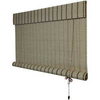 Bamboo Chick Blind - High-quality Polyester, Modern Vertical Pattern, All Colors Available | Waterproof, Easy To Install, Ideal For Balconies