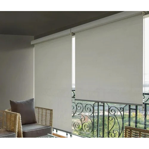 Plain White Paper Roller Blind - Design: Modern