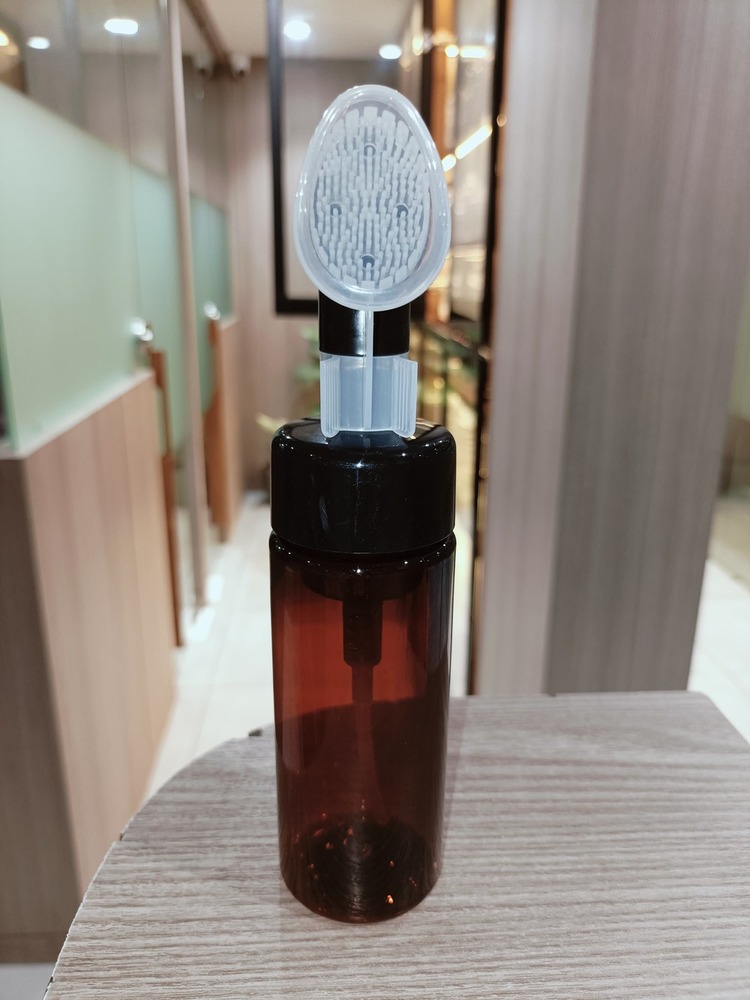 150ml Foamer Amber Bottle - PET Material, 42mm Neck Size, Soft Texture, 22g Weight | Promotes Skin Cleansing and Circulation