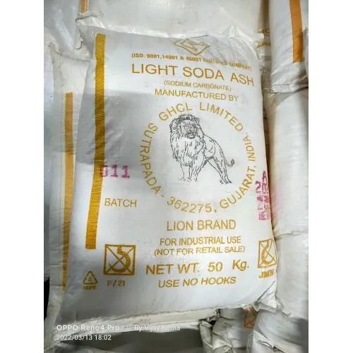 Soda Ash Light Ghcl - Application: Industrial