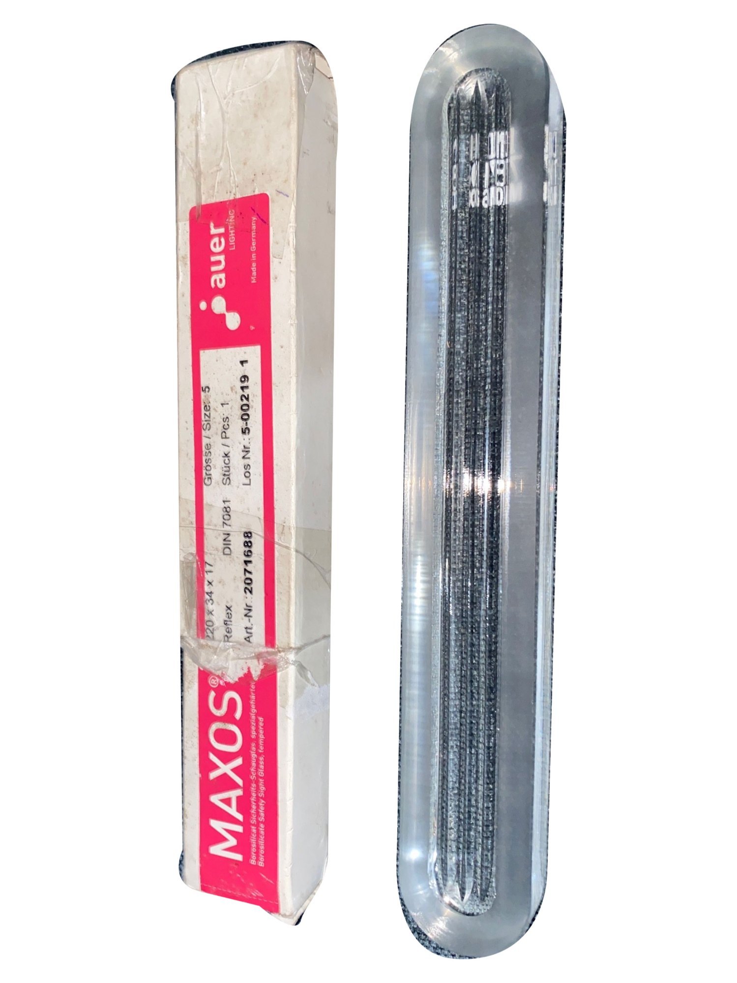 Boiler Gauge Glass - Durable Glass With Metal Frame | High-pressure Resistance, Real-time Water Level Monitoring, Safety Shield Feature